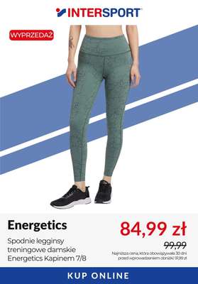 Spodnie legginsy treningowe damskie Energetics Kapinem 7/8