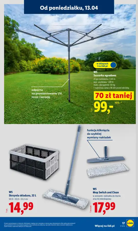 Lidl - gazetka promocyjna Katalog od poniedziałku 13.04 do soboty 18.04 - strona 15