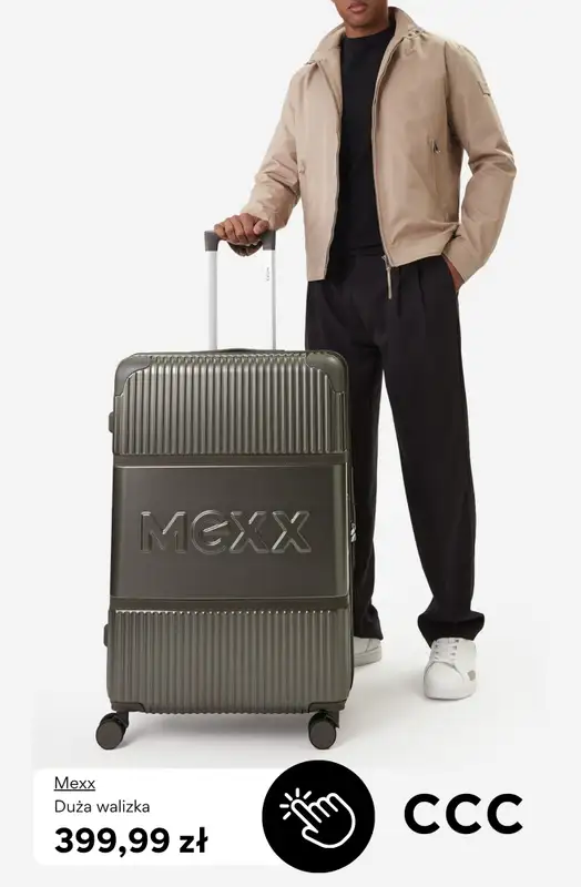 CCC - gazetka promocyjna Walizki idealne na podróż od piątku 17.04  - strona 8