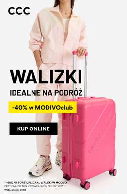 CCC - gazetka promocyjna Walizki idealne na podróż od piątku 17.04 