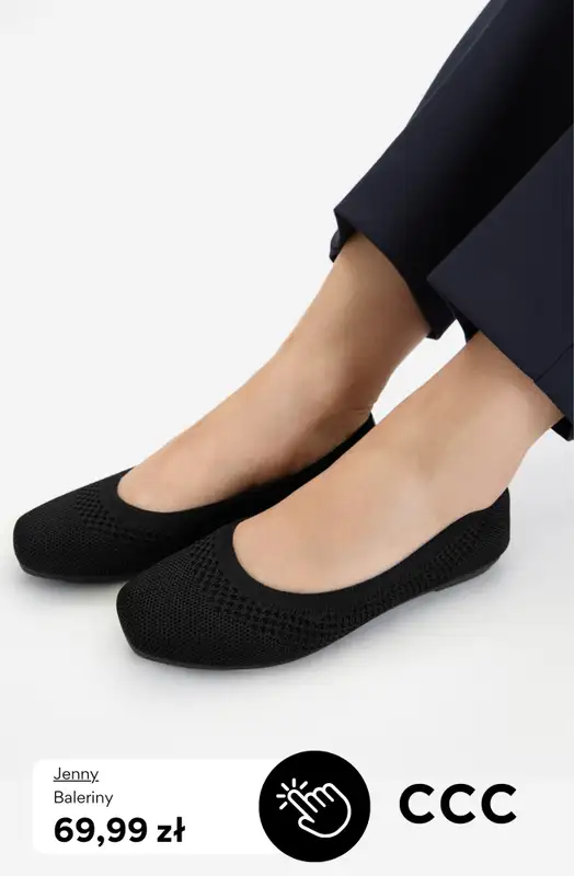 CCC - gazetka promocyjna Baleriny damskie od soboty 18.04  - strona 4
