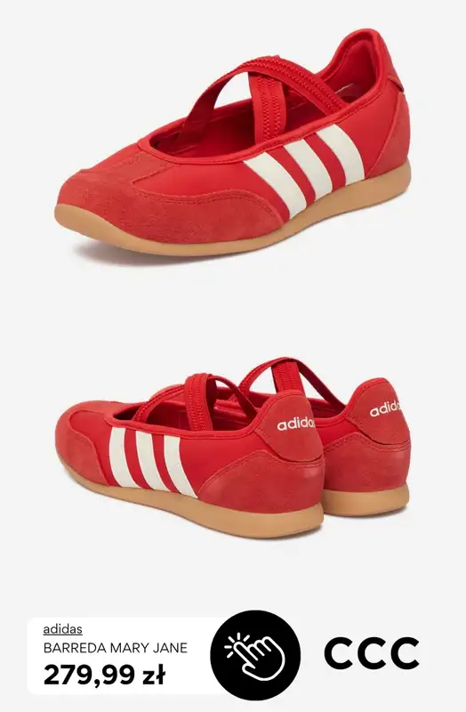 CCC - gazetka promocyjna Baleriny damskie od soboty 18.04  - strona 2