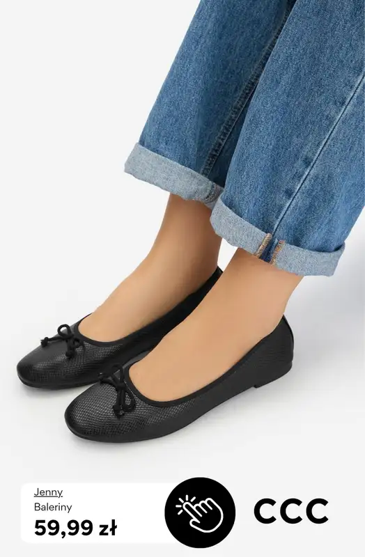 CCC - gazetka promocyjna Baleriny damskie od soboty 18.04  - strona 3