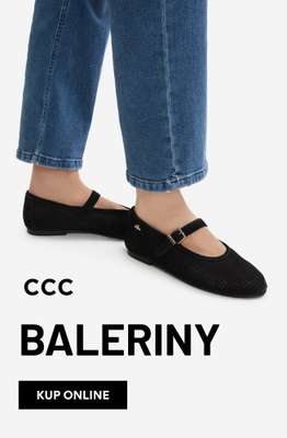 CCC - gazetka promocyjna Baleriny damskie od soboty 18.04 