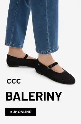 CCC - gazetka promocyjna Baleriny damskie od soboty 18.04 