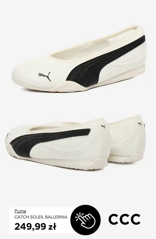 CCC - gazetka promocyjna Baleriny damskie od soboty 18.04  - strona 9