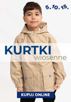 5.10.15 - gazetka promocyjna Kurtki przejściowe na wiosnę od piątku 17.04 