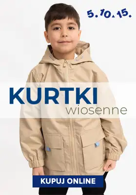 5.10.15 - gazetka promocyjna Kurtki przejściowe na wiosnę od piątku 17.04 