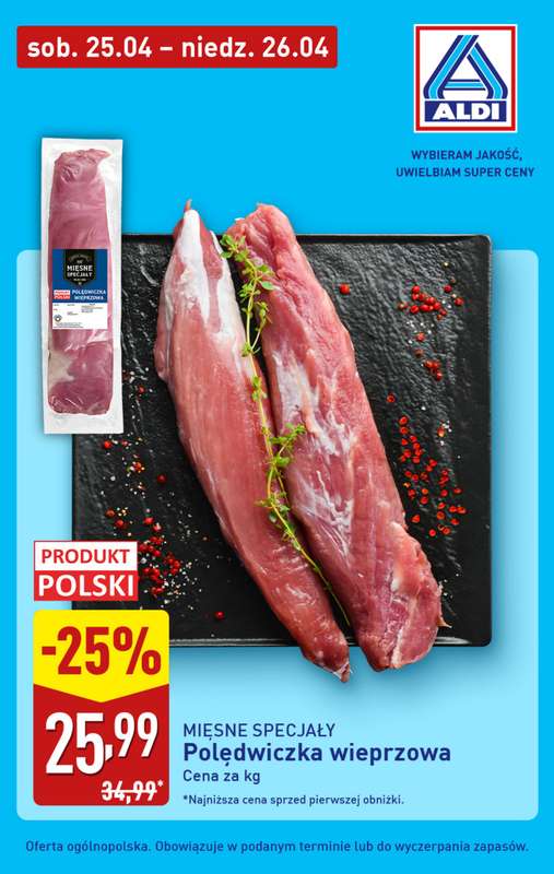 Aldi - gazetka promocyjna Najlepsze oferty na weekend w Aldi! od soboty 25.04 do niedzieli 26.04 - strona 7