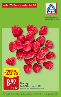 Aldi - gazetka promocyjna Najlepsze oferty na weekend w Aldi! od soboty 25.04 do niedzieli 26.04 - strona 6