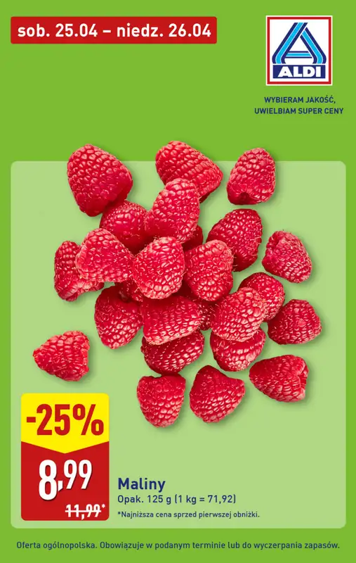 Aldi - gazetka promocyjna Najlepsze oferty na weekend w Aldi! od soboty 25.04 do niedzieli 26.04 - strona 6