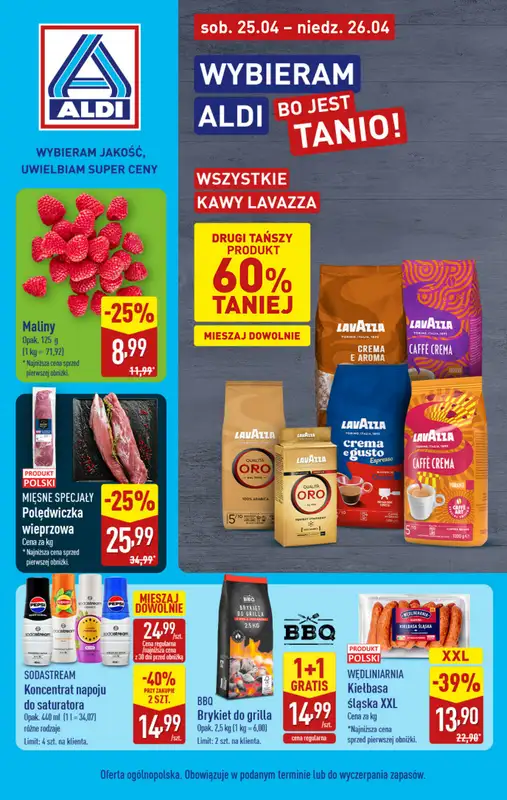 Aldi - gazetka promocyjna Najlepsze oferty na weekend w Aldi!  