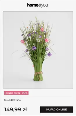 home&you - gazetka promocyjna Druga rzecz -90% od piątku 17.04 do wtorku 21.04 - strona 5