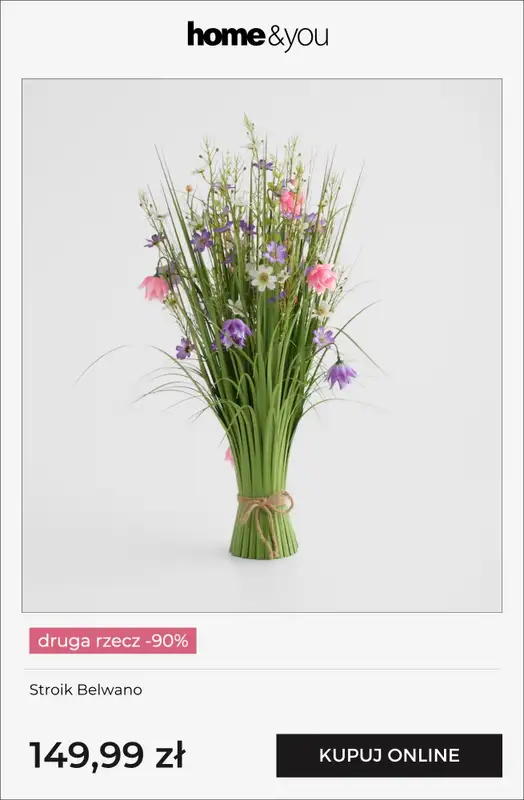 home&you - gazetka promocyjna Druga rzecz -90% od piątku 17.04 do wtorku 21.04 - strona 5