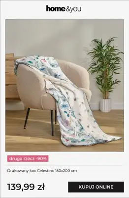 home&you - gazetka promocyjna Druga rzecz -90% od piątku 17.04 do wtorku 21.04 - strona 4