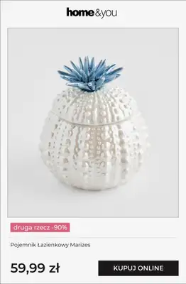 home&you - gazetka promocyjna Druga rzecz -90% od piątku 17.04 do wtorku 21.04 - strona 7