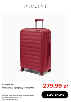 BEST SALE - gazetka promocyjna Puccini | Wybrane walizki -25% od piątku 17.04 do wtorku 21.04 - strona 6