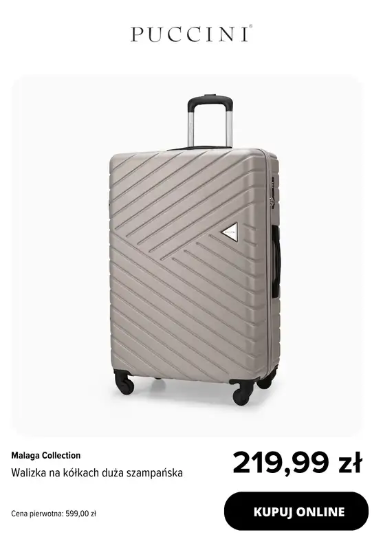 BEST SALE - gazetka promocyjna Puccini | Wybrane walizki -25% od piątku 17.04 do wtorku 21.04 - strona 3