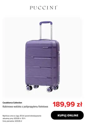 BEST SALE - gazetka promocyjna Puccini | Wybrane walizki -25% od piątku 17.04 do wtorku 21.04 - strona 2