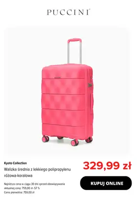 BEST SALE - gazetka promocyjna Puccini | Wybrane walizki -25% od piątku 17.04 do wtorku 21.04 - strona 10