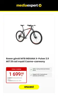 Media Expert - gazetka promocyjna Rowery i akcesoria  w supercenach! od środy 15.04 do czwartku 30.04 - strona 4