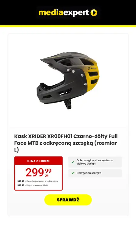 Media Expert - gazetka promocyjna Rowery i akcesoria  w supercenach! od środy 15.04 do czwartku 30.04 - strona 3