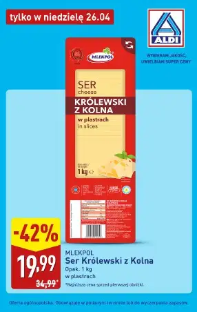 Aldi - gazetka promocyjna Najlepsze oferty na niedzielę w Aldi! od niedzieli 26.04 do niedzieli 26.04 - strona 6