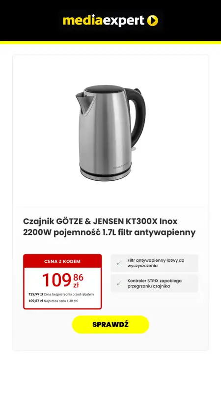 Media Expert - gazetka promocyjna HITY AGD i czysty dom! od środy 22.04 do czwartku 30.04 - strona 4