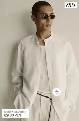 Zara - gazetka promocyjna Kolekcja lniana dla niego od soboty 18.04  - strona 2