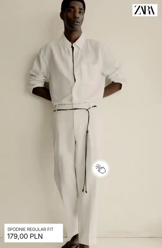 Zara - gazetka promocyjna Kolekcja lniana dla niego od soboty 18.04  - strona 6