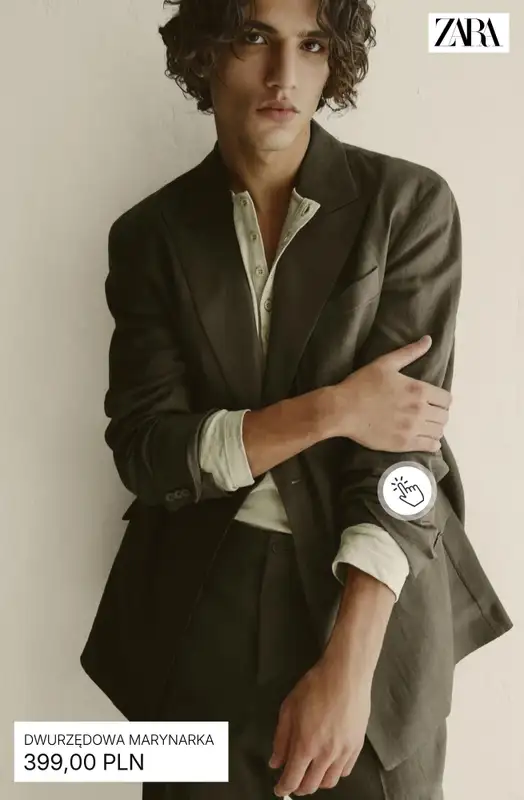 Zara - gazetka promocyjna Kolekcja lniana dla niego od soboty 18.04  - strona 7