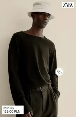 Zara - gazetka promocyjna Kolekcja lniana dla niego od soboty 18.04  - strona 8