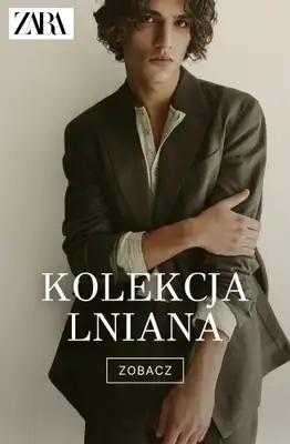 Zara - gazetka promocyjna Kolekcja lniana dla niego od soboty 18.04 