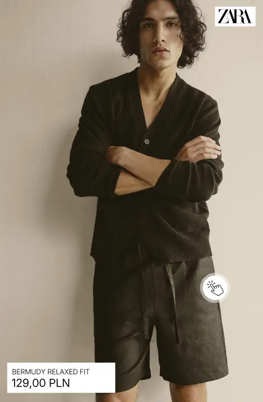 Zara - gazetka promocyjna Kolekcja lniana dla niego od soboty 18.04  - strona 3