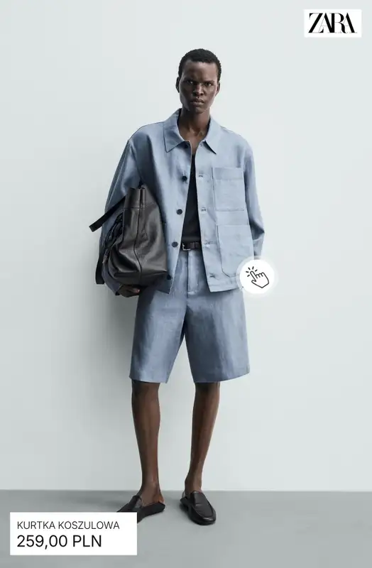 Zara - gazetka promocyjna Kolekcja lniana dla niego od soboty 18.04  - strona 9