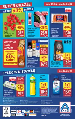 Aldi - gazetka promocyjna Weekend super cen w Aldi! od czwartku 23.04 do niedzieli 26.04 - strona 12