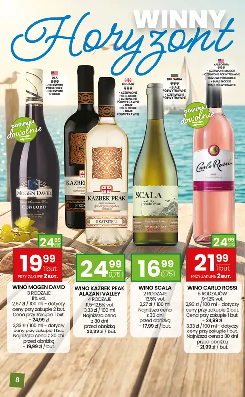 Twój Market - gazetka promocyjna Gazetka alkoholowa od piątku 17.04 do niedzieli 10.05 - strona 8