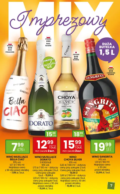 Twój Market - gazetka promocyjna Gazetka alkoholowa od piątku 17.04 do niedzieli 10.05 - strona 7