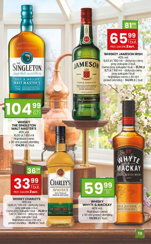 Twój Market - gazetka promocyjna Gazetka alkoholowa od piątku 17.04 do niedzieli 10.05 - strona 19