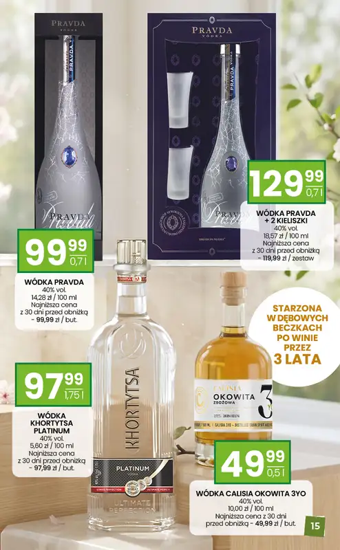 Twój Market - gazetka promocyjna Gazetka alkoholowa od piątku 17.04 do niedzieli 10.05 - strona 15