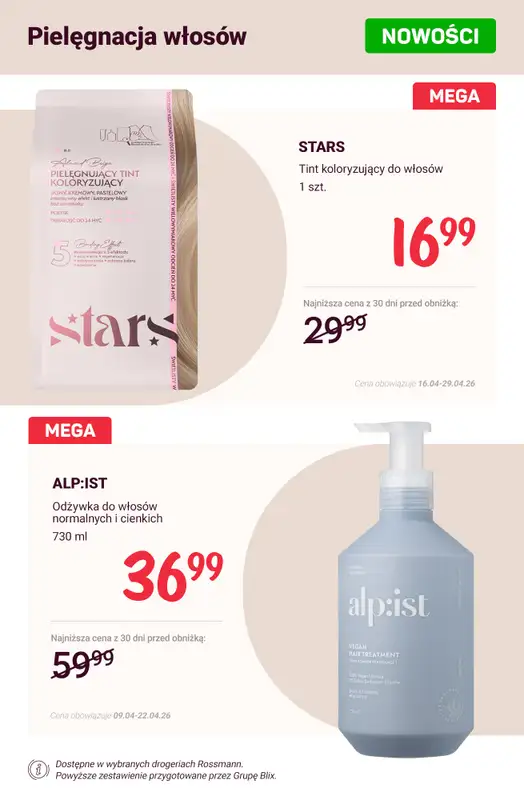 Rossmann - gazetka promocyjna Nowości na promocji! od soboty 18.04  - strona 10