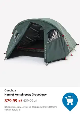 Decathlon - gazetka promocyjna Namioty kempingowe od piątku 17.04  - strona 9