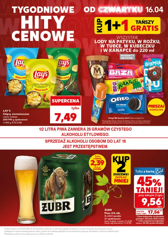Kaufland - gazetka promocyjna Oferta Kaufland - SUPER SOBOTA od soboty 18.04 do soboty 18.04 - strona 9