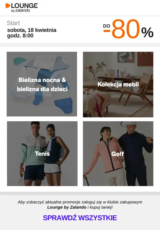 Lounge by Zalando - gazetka promocyjna Do -80% promocje na wybrane marki na WEEKEND! od soboty 18.04 do niedzieli 19.04 - strona 6