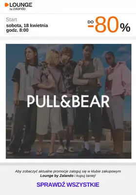 Lounge by Zalando - gazetka promocyjna Do -80% promocje na wybrane marki na WEEKEND! od soboty 18.04 do niedzieli 19.04