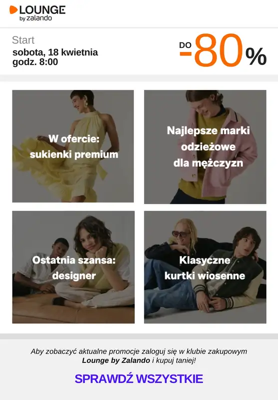 Lounge by Zalando - gazetka promocyjna Do -80% promocje na wybrane marki na WEEKEND! od soboty 18.04 do niedzieli 19.04 - strona 5