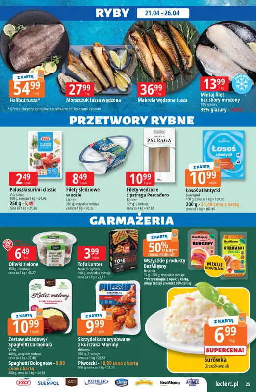 Leclerc - gazetka promocyjna Oferta E.Leclerc I Majówka od wtorku 21.04 do soboty 02.05 - strona 25