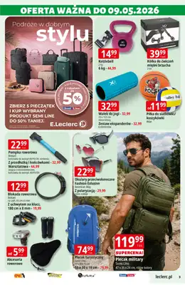 Leclerc - gazetka promocyjna Oferta E.Leclerc I Majówka od wtorku 21.04 do soboty 02.05 - strona 9