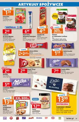 Leclerc - gazetka promocyjna Oferta E.Leclerc I Majówka od wtorku 21.04 do soboty 02.05 - strona 27