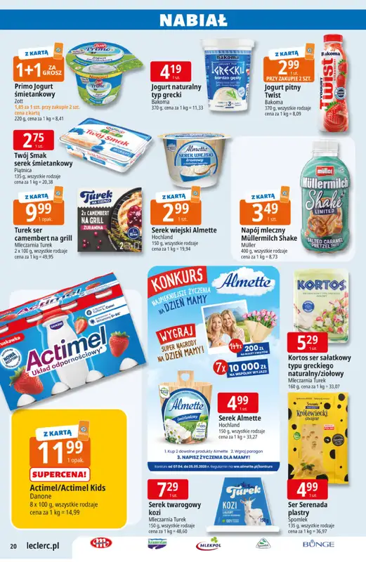 Leclerc - gazetka promocyjna Oferta E.Leclerc I Majówka od wtorku 21.04 do soboty 02.05 - strona 20